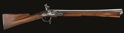 Lot 278 - A FLINTLOCK SEA SERVICE MUSKETOON BY BROOKS