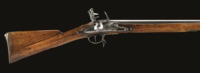 Lot 282 - A .750 CALIBRE INDIA PATTERN FLINTLOCK MUSKET