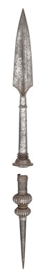 Lot 70 - A SOUTH INDIAN SPEAR (VEL), POSSIBLY LATE 17TH/18TH CENTURY, MYSORE, KARNATAKA