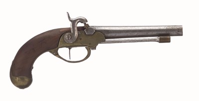Lot 390 - A FRENCH MODEL 1777 PERCUSSION PISTOL