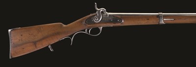 Lot 398 - A BAVARIAN MODEL 1844 PERCUSSION GENDARMERIE CARBINE