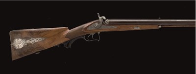 Lot 407 - A .500 CALIBRE CONTINENTAL PERCUSSION CAPE RIFLE BY K.HOLLY IN GLATZ