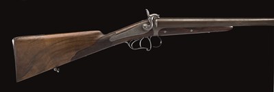 Lot 420 - A 12 BORE BELGIAN D.B. PIN-FIRE BASTIN LEPAGE TYPE SHOTGUN BY L. GHAYE