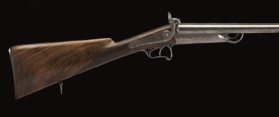 Lot 421 - A  14 BORE BELGIAN D.B. PIN-FIRE SHOTGUN BY J. B. RONGE FILS Ã€ LIÃˆGE