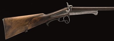 Lot 422 - A 16 BORE CONTINENTAL D.B. PIN-FIRE SHOTGUN