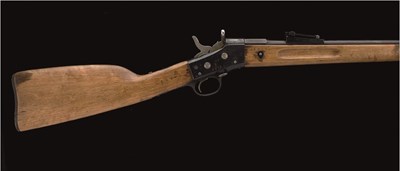Lot 433 - A .35 CALIBRE  REMINGTON ROLLING BLOCK RIFLE MADE UNDER SWEDISH CONTRACT