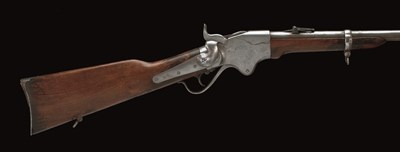 Lot 441 - A .50 CALIBRE RIMFIRE SPENCER CONTRACT MODEL 1865 REPEATING CAVALRY CARBINE BY THE BURNSIDE FIREARMS