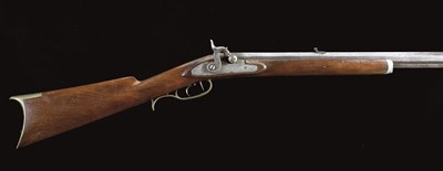 Lot 451 - A .38 CALIBRE AMERICAN PERCUSSION PLAINS RIFLE