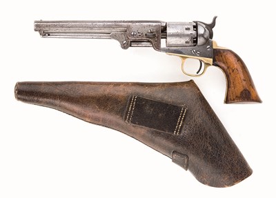 Lot 453 - A RARE .36 CALIBRE COLT MODEL 1851 NAVY PERCUSSION REVOLVER