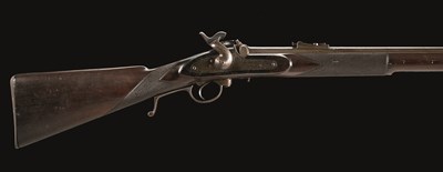 Lot 491 - A RARE .577 CALIBRE PERCUSSION BREECH-LOADING EXPERIMENTAL REEVES PATENT RIFLE BY C. REEVES
