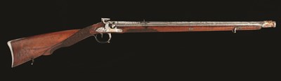 Lot 492 - FRENCH PERCUSSION RIFLE BY BRUNÃ‰EL Ã€ LYON