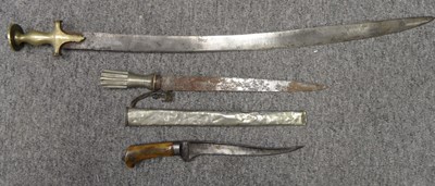 Lot 60 - AN INDIAN SWORD (TALWAR)