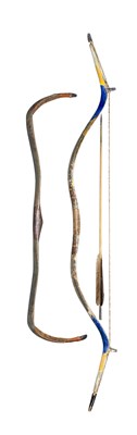 Lot 80 - TWO INDIAN BOWS AND AN ARROW