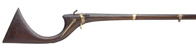 Lot 94 - A 32 BORE INDIAN (SIND) MATCHLOCK GUN