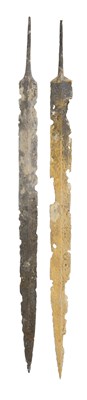 Lot 117 - TWO RARE IRON AGE SWORDS