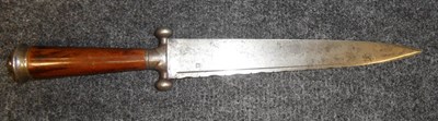 Lot 123 - A QUILLON DAGGER IN LATE 16TH CENTURY STYLE