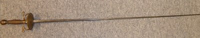 Lot 129 - A ROBE SWORD WITH 17TH CENTURY BLADE