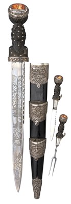 Lot 134 - **A FINE REGIMENTAL DIRK OF THE ARGYLL AND SUTHERLAND HIGHLANDERS