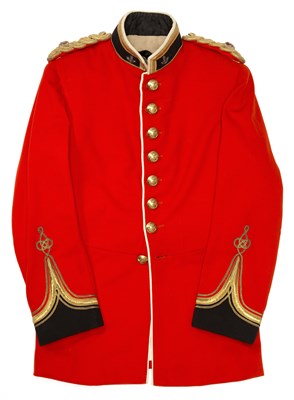 Lot 146 - AN INDIAN ARMY OFFICER'S FINE FULL DRESS TUNIC OF THE 5TH MAHRATTA LIGHT INFANTRY