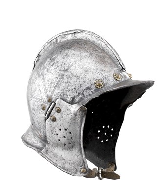 Lot 189 - AN ENGLISH OR FLEMISH BURGONET