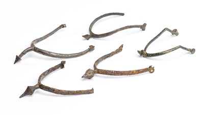 Lot 210 - FIVE PRICK SPURS