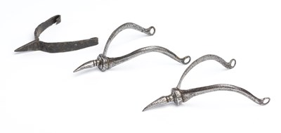 Lot 211 - A PAIR OF PRICK SPURS
