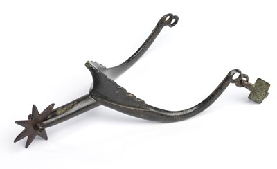 Lot 217 - A BRONZE SPUR
