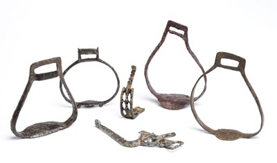 Lot 221 - FIVE STIRRUPS