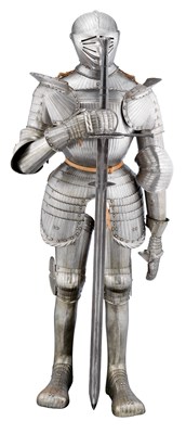 Lot 228 - A HEAVY FIELD ARMOUR IN THE GERMAN 'MAXIMILIAN' STYLE OF CIRCA 1520