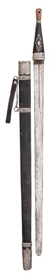 Lot 162 - AN ARAB SWORD (KATTARI), OMAN, 19TH CENTURY