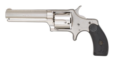 Lot 274 - A .38 RIMFIRE REMINGTON-SMOOTH NEW MODEL NO.3  FIVE-SHOT REVOLVER