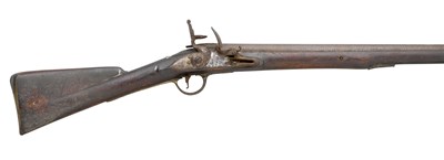 Lot 283 - A .750 CALIBRE INDIA PATTERN FLINTLOCK MUSKET