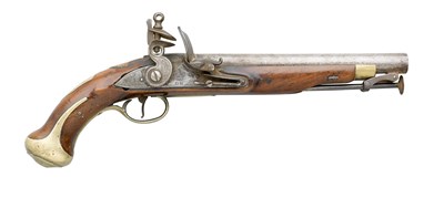 Lot 288 - A .65 CALIBRE FLINTLOCK DRAGOON PISTOL