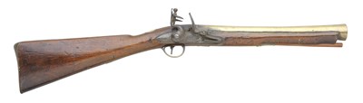 Lot 293 - A FLINTLOCK BLUNDERBUSS BY STANTON