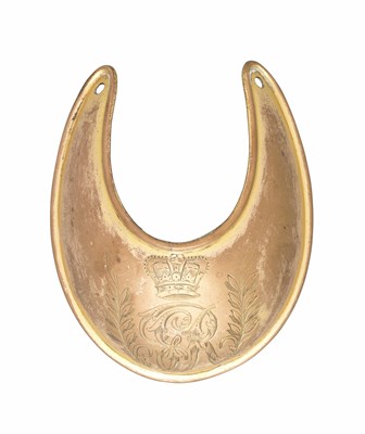 Lot 311 - A GILT COPPER GEORGIAN UNIVERSAL PATTERN GORGET