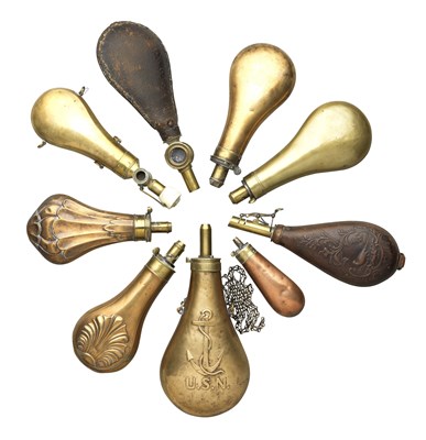 Lot 314 - **A U.S. NAVAL FLASK BY N. P. AMES