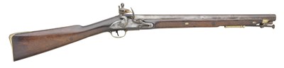 Lot 316 - **A .700 CALIBRE FLINTLOCK CARBINE FOR THE TURKISH MARKET