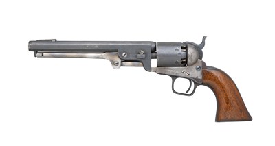 Lot 321 - **A .36 CALIBRE COLT MODEL 1851 LONDON PERCUSSION SIX-SHOT NAVY REVOLVER