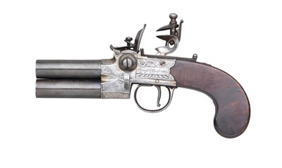 Lot 342 - **A 54 BORE FLINTLOCK TAP-ACTION PISTOL SIGNED THEOPHILUS RICHARDS