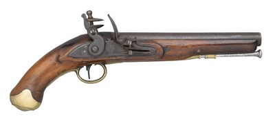 Lot 353 - **A .650 CALIBRE LIGHT DRAGOON FLINTLOCK PISTOL