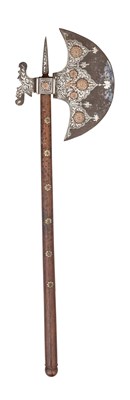 Lot 158 - A HIGHLY DECORATED INDIAN AXE, 19TH CENTURY