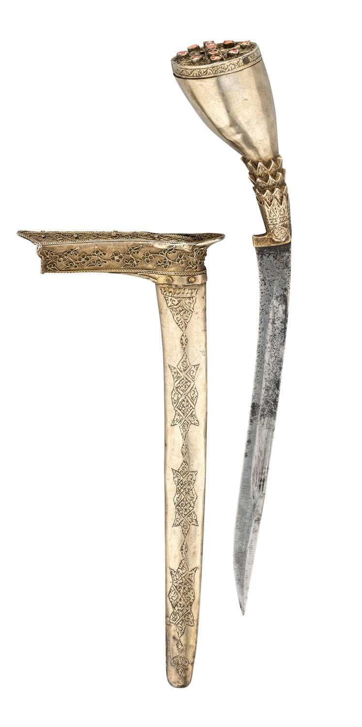 Lot 136 - A SUMATRAN DAGGER (SIWAH), ACEH, 19TH CENTURY