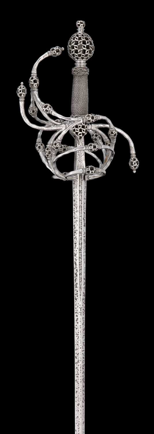 Lot 116 - AN ITALIAN SWEPT-HILT RAPIER