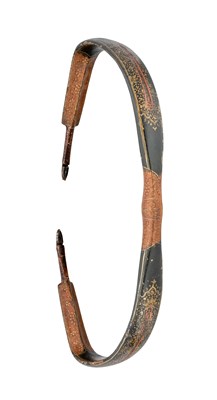 Lot 109 - A NORTH INDIAN DECORATED REFLEX BOW, 18TH CENTURY