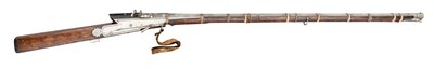 Lot 115 - A 16 BORE NORTH INDIAN MATCHLOCK GUN (TORADOR), 18TH CENTURY, PROBABLY JAIPUR, RAJASTHAN