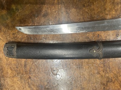 Lot 588 - A JAPANESE KATANA (LONG SWORD), 1700-1800