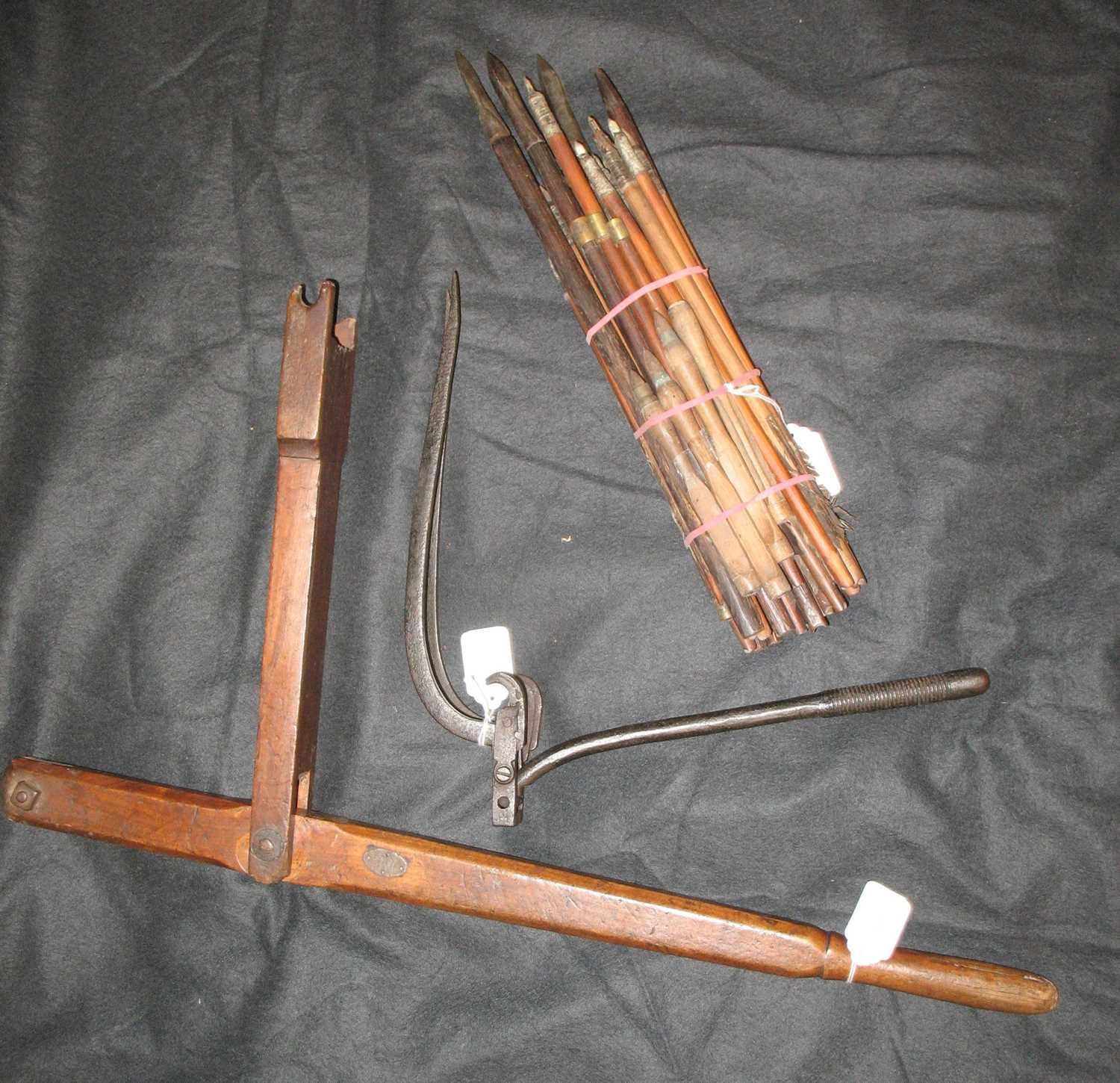Lot 422 - TWO GOAT'S FOOT LEVER'S FOR SPANNING CROSSBOWS