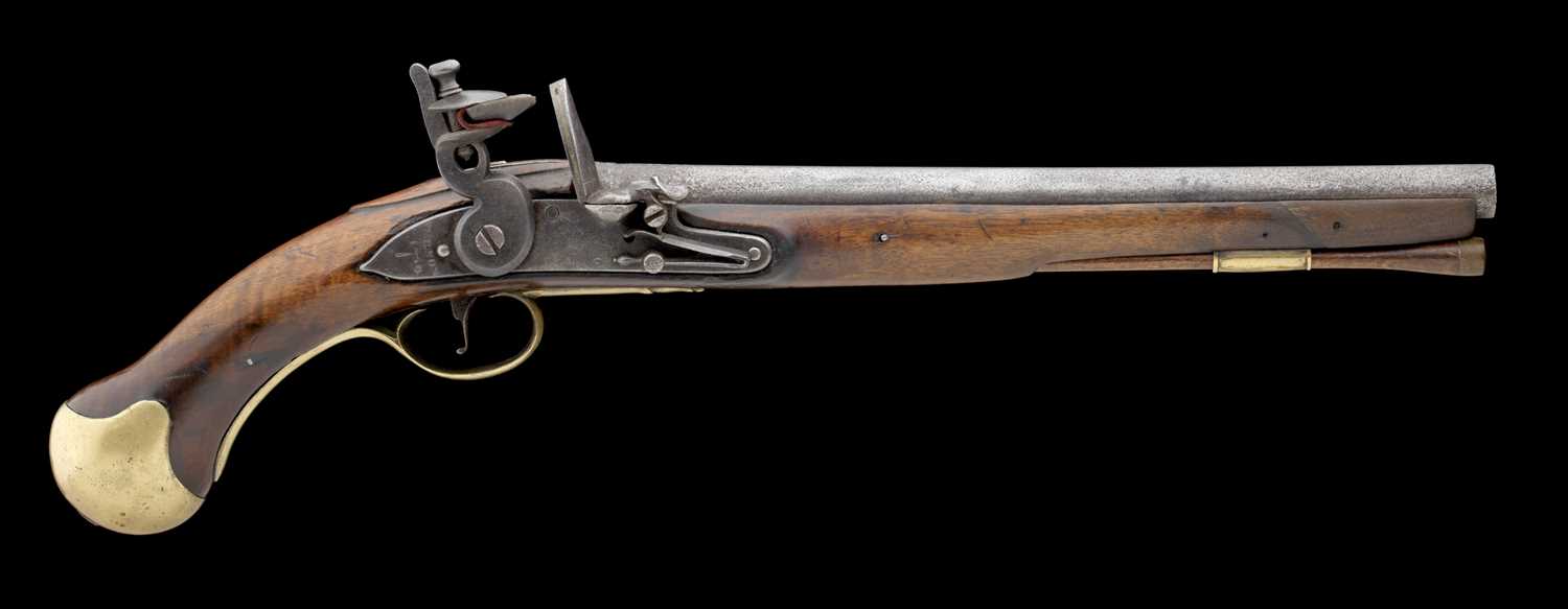 Lot 457 - A .57 CALIBRE LONG SEA SERVICE FLINTLOCK PISTOL