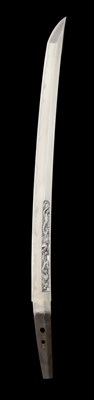 Lot 51 - A JAPANESE SWORD (WAKIZASHI)