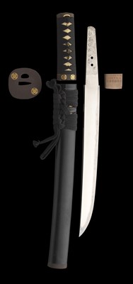 Lot 56 - A JAPANESE SWORD (WAKIZASHI)